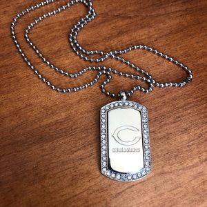 Chicago Bears Stainless Steel Pendant on Chain